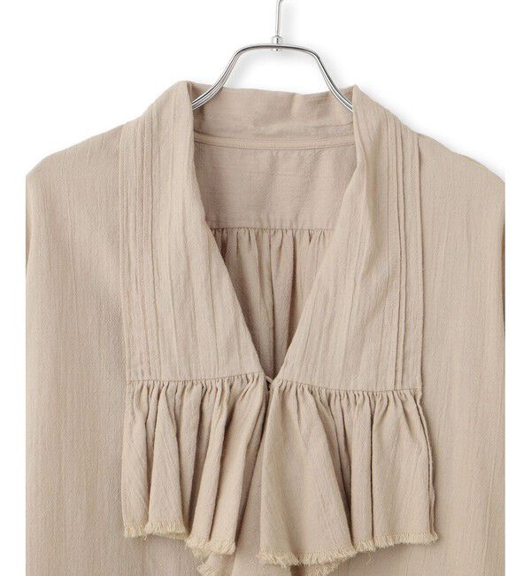 SALON adam et rope'「アンティークライクフリルブラウス / イージーケア」|シャツ・ブラウス|