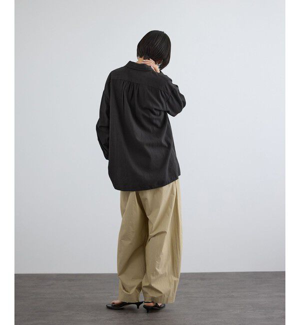 SALON adam et rope'「アンティークライクフリルブラウス / イージーケア」|シャツ・ブラウス|