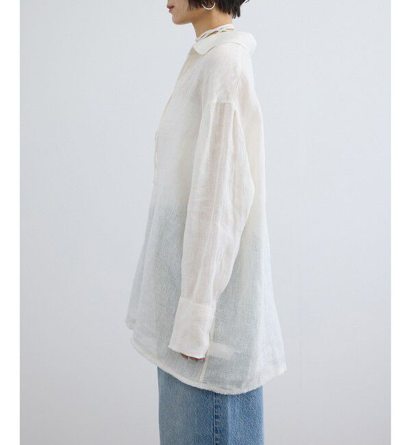 SALON adam et rope'「リネンカラミスキッパーシャツ / イージーケア」|シャツ・ブラウス|