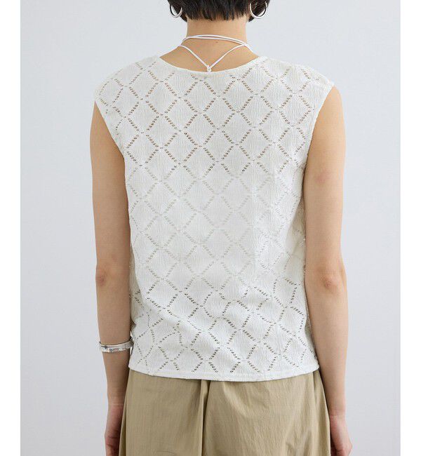 SALON adam et rope'「Cafissiチョーカー付きノースリーブプルオーバー / セットアップ対応」|その他|