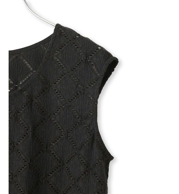 SALON adam et rope'「Cafissiチョーカー付きノースリーブプルオーバー / セットアップ対応」|その他|