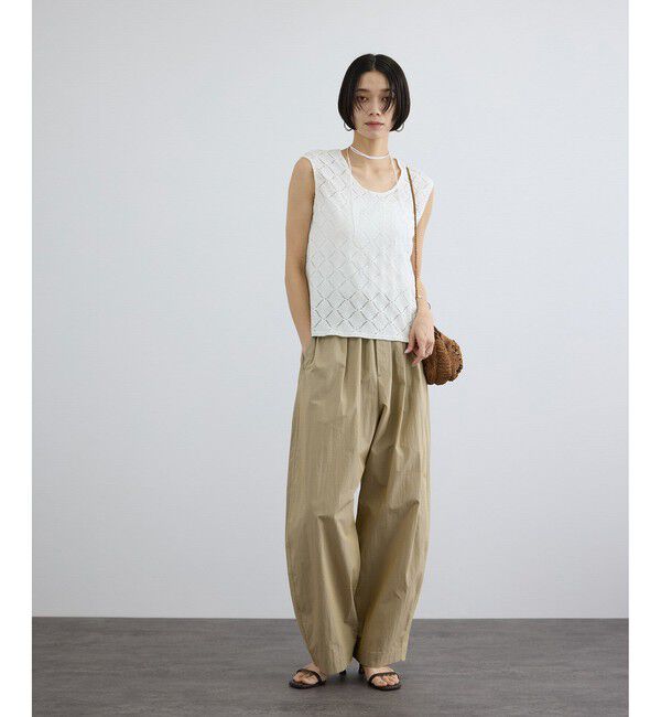 SALON adam et rope'「Cafissiチョーカー付きノースリーブプルオーバー / セットアップ対応」|その他|