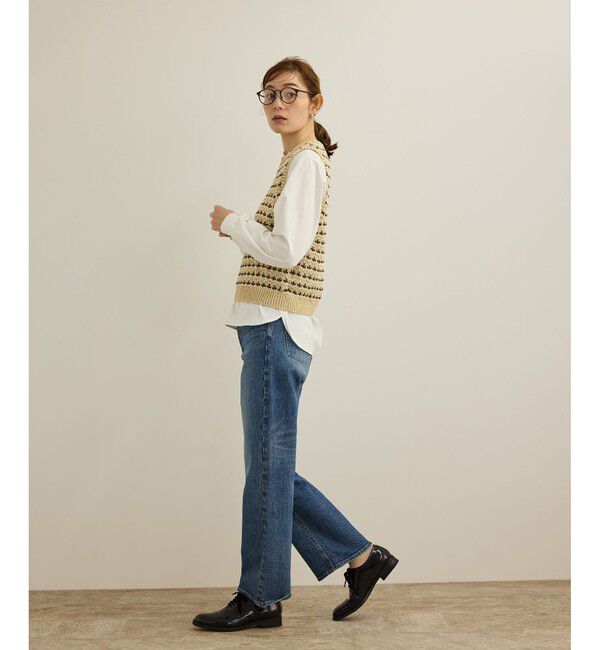 ROPE「ストレッチデニムストレートパンツ」|デニム|