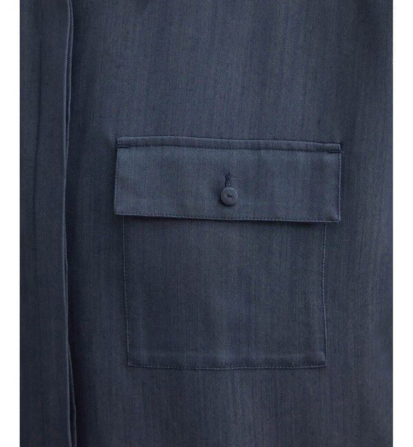 ROPE「【洗える・カセット服】バックサテン ドルマンブラウス/お仕事・通勤・セットアップ対応」|シャツ・ブラウス|