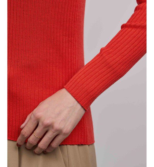 ROPE「ハイゲージワイドリブニットカーディガン」|カーディガン|