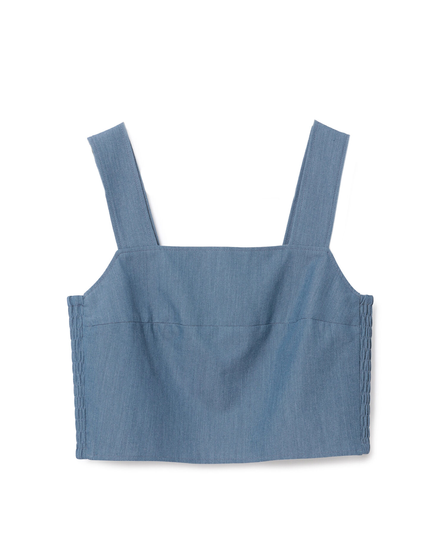 VIS「【高橋愛さんコラボ】セットアップでも1枚でも着られる、ビスチェトップス【セットアップ対応】」|ベスト・ジレ|ネイビー(40)