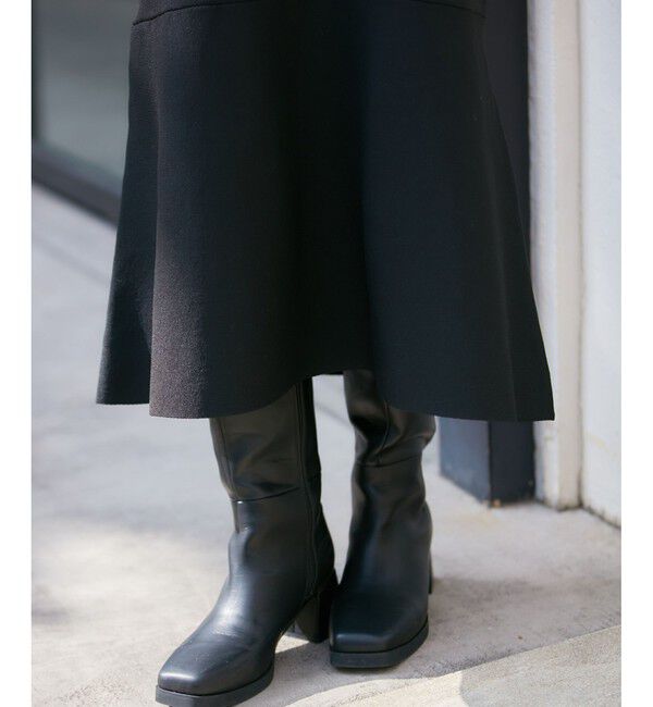 VIS「【VIS DRESS】バックリボンドッキングマーメイドワンピース」|ワンピース|