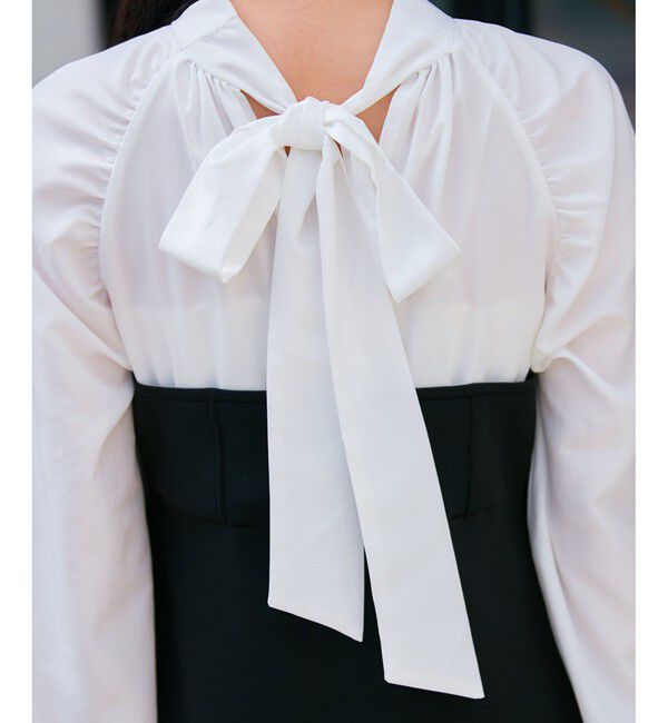 VIS「【VIS DRESS】バックリボンドッキングマーメイドワンピース」|ワンピース|