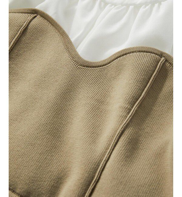 VIS「【VIS DRESS】バックリボンドッキングマーメイドワンピース」|ワンピース|