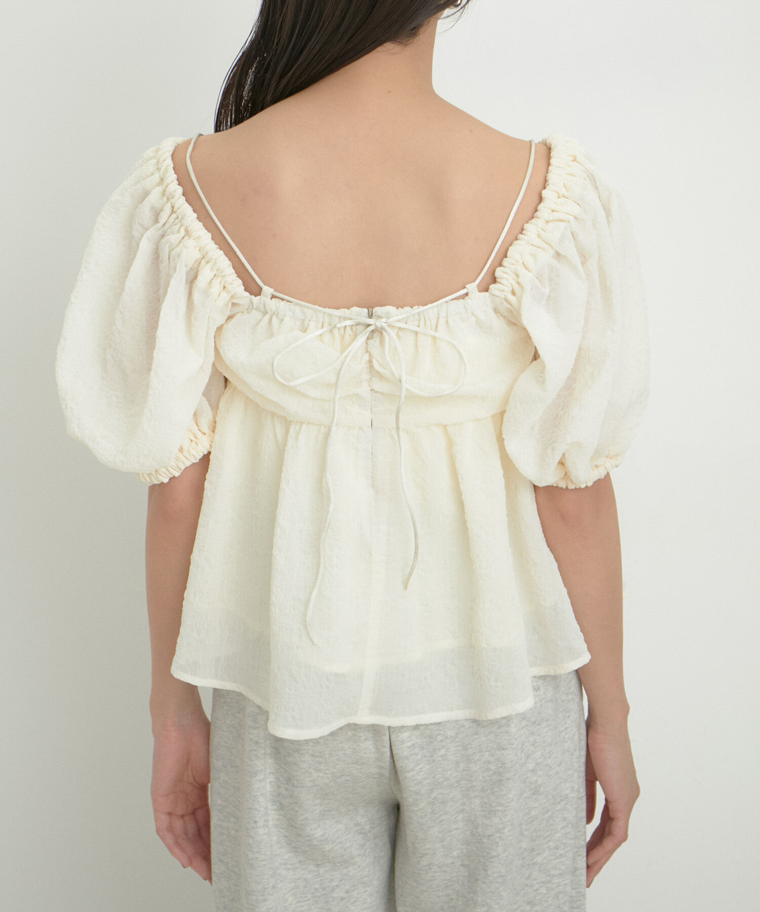 VIS「【2WAY】リボンディテールオフショルブラウス」|シャツ・ブラウス|