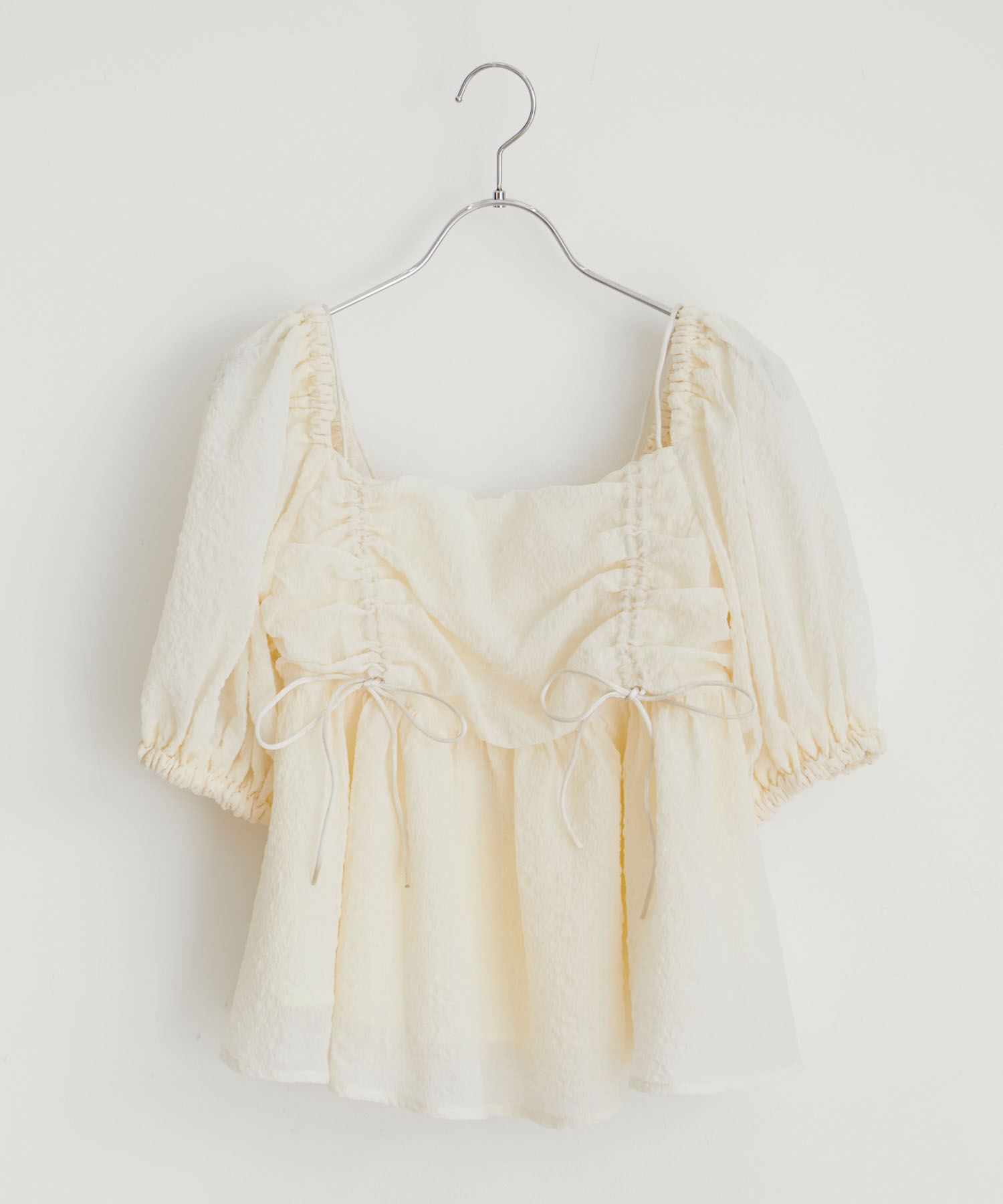 VIS「【2WAY】リボンディテールオフショルブラウス」|シャツ・ブラウス|