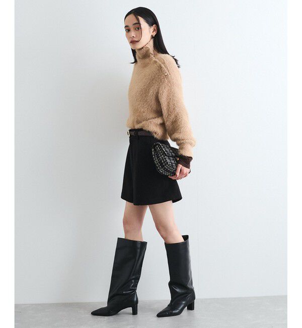 VIS「メタルボタンニットプルオーバー」|ニット・セーター|