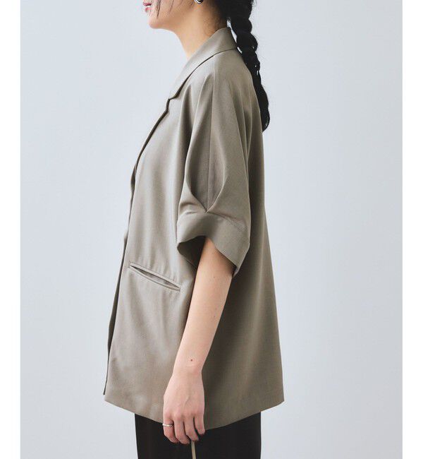 VIS「【WEB限定】タックスリーブテーラードジャケット」|テーラードジャケット|