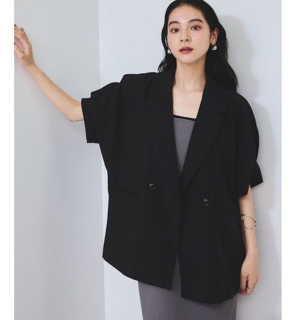 VIS「【WEB限定】タックスリーブテーラードジャケット」|テーラードジャケット|