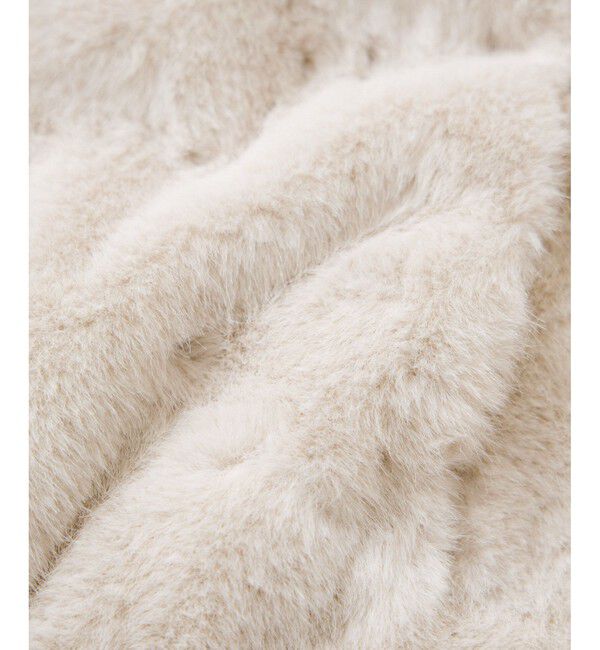 VIS「ブローチ付きアソートファーブルゾン」|ブルゾン・スタジャン|