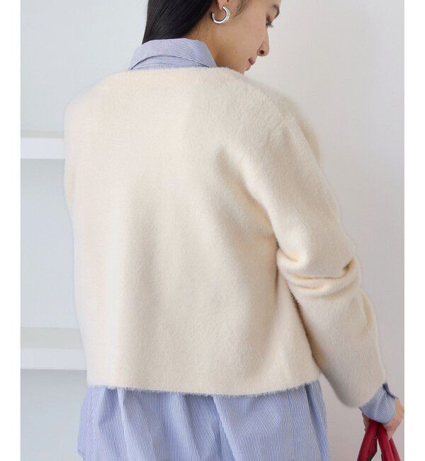 VIS「接結ミニフェザーニットジャケットカーディガン/一部WEB限定カラー」|カーディガン|