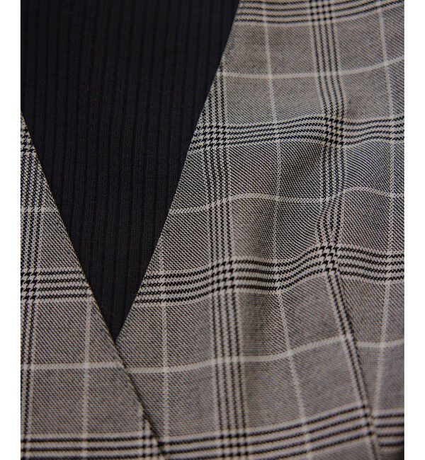 VIS「ビスチェセットニットワンピース」|ワンピース|