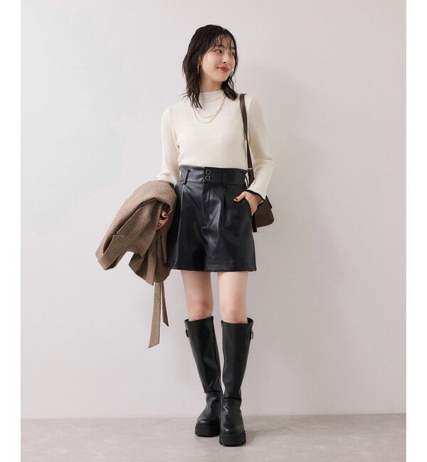 VIS「レザーショートパンツ」|チノ|