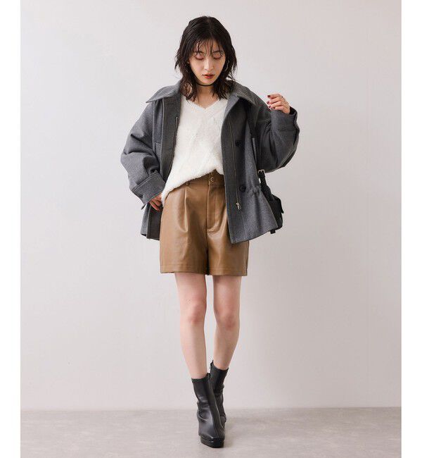 VIS「レザーショートパンツ」|チノ|