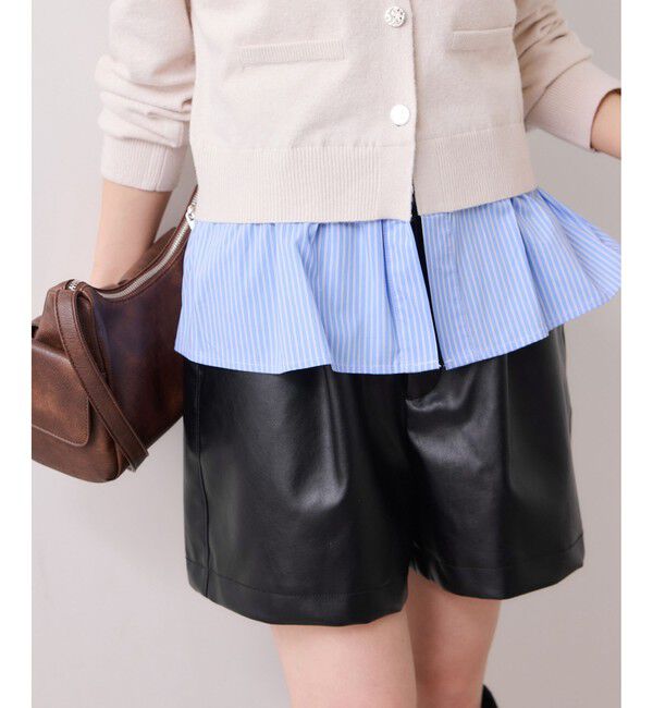 VIS「レザーショートパンツ」|チノ|