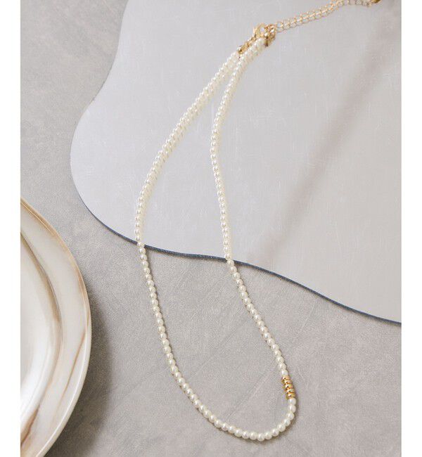 VIS「パールネックレス」|ネックレス|ゴールド(90)