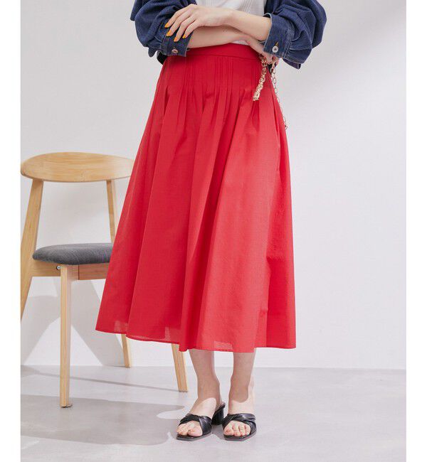 Rope&rsquo;Picnic「ランダムタックスカート」|スカート|