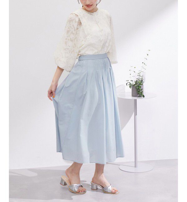 Rope&rsquo;Picnic「ランダムタックスカート」|スカート|