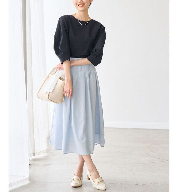 Rope&rsquo;Picnic「ランダムタックスカート」|スカート|