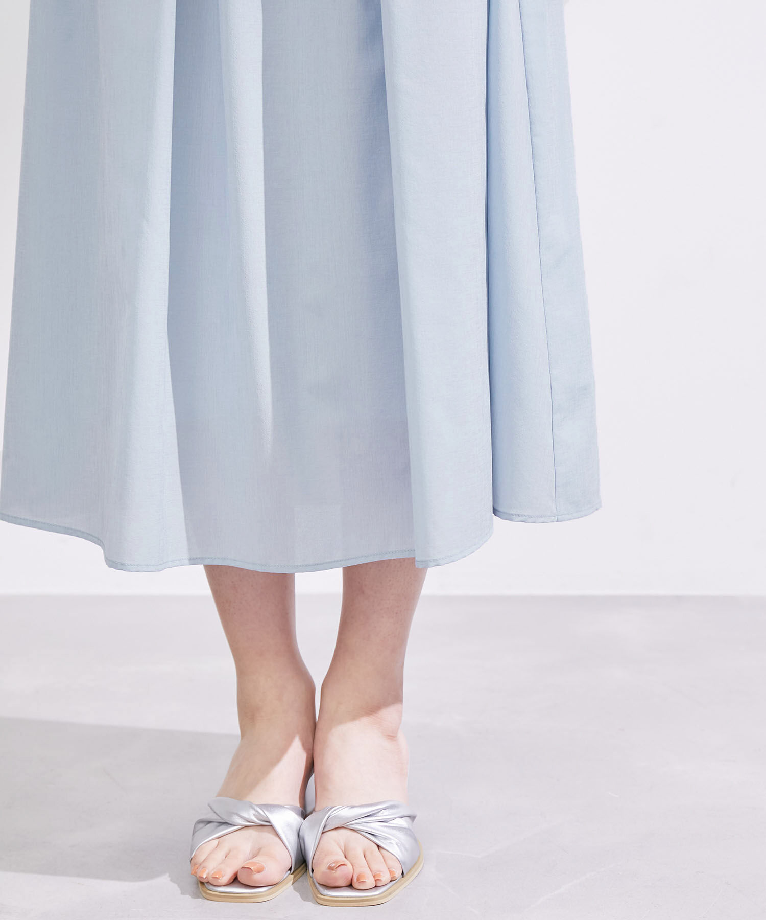 Rope&rsquo;Picnic「ランダムタックスカート」|スカート|