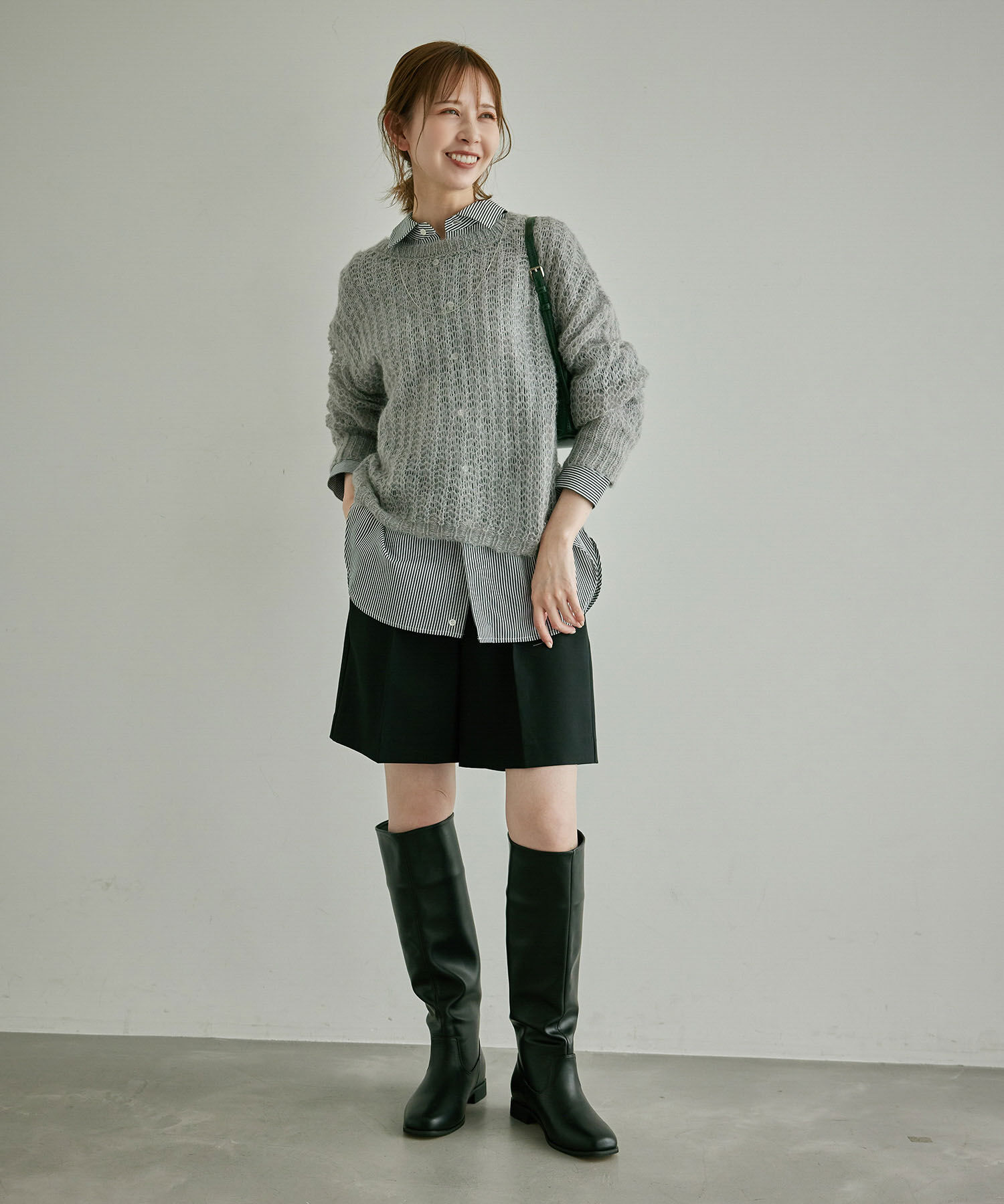 Rope&rsquo;Picnic「シアーモヘア混ニットプルオーバー」|ニット・セーター|