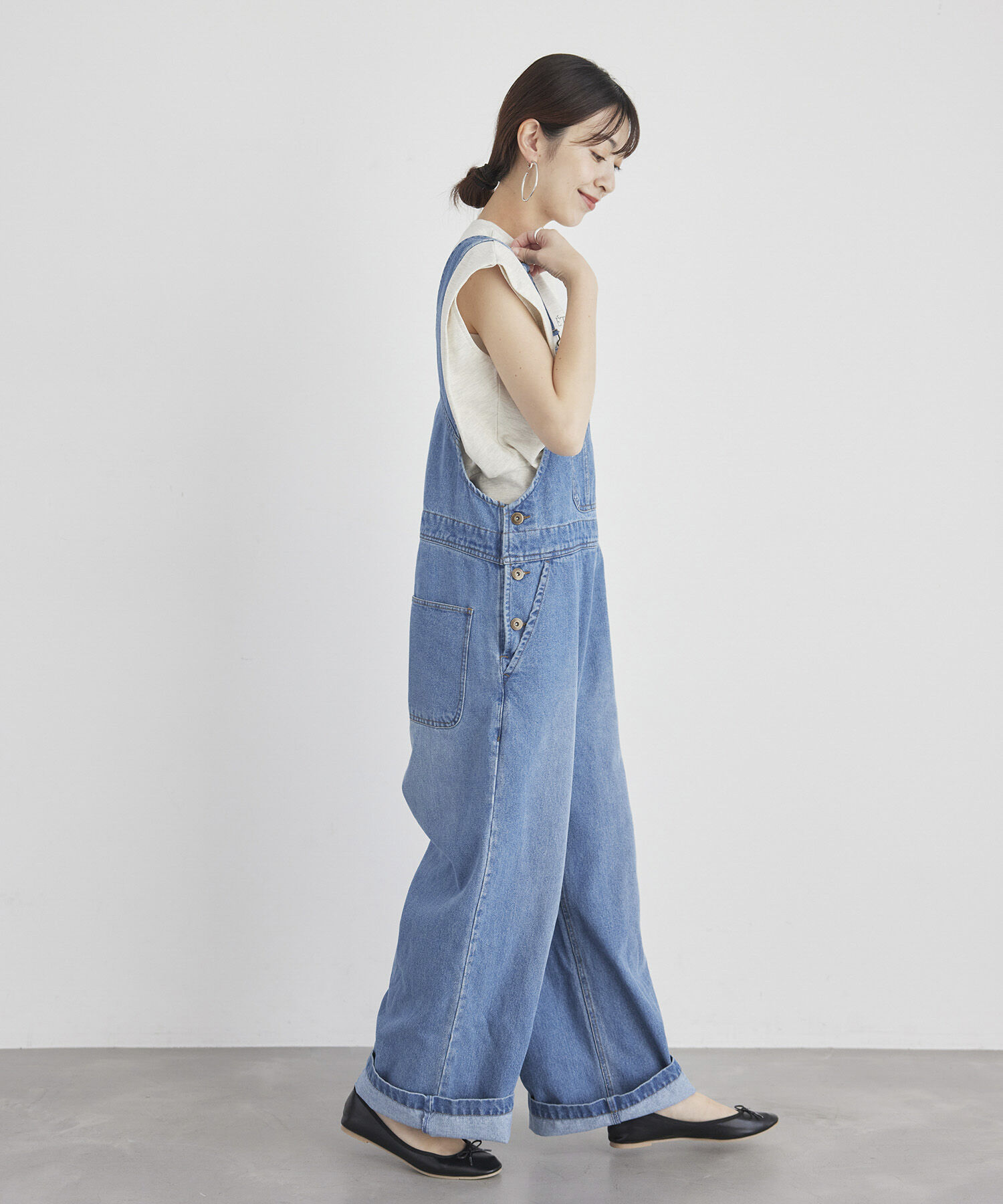 ROPE' PICNIC R「デニムオーバーオール」|オールインワン|