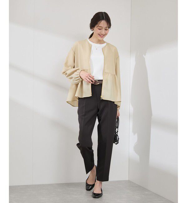 Rope&rsquo;Picnic「メッシュペプラムブルゾン」|ブルゾン・スタジャン|