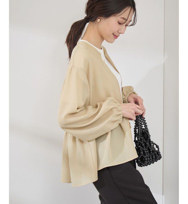 Rope&rsquo;Picnic「メッシュペプラムブルゾン」|ブルゾン・スタジャン|