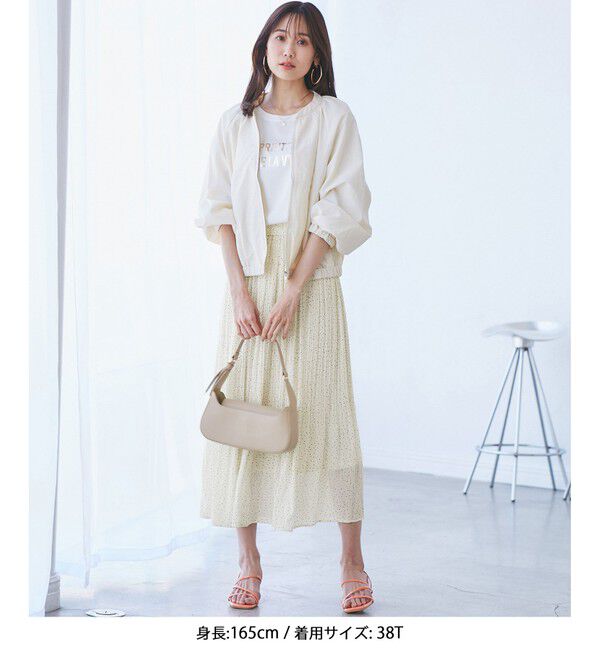 Rope&rsquo;Picnic「【新色追加】着丈が選べるエアリープリーツスカート」|スカート|