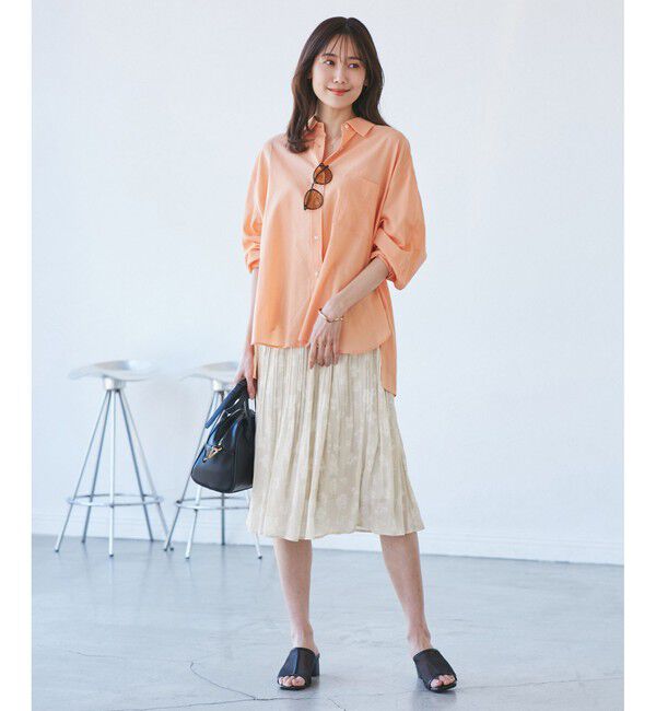 Rope&rsquo;Picnic「【新色追加】着丈が選べるエアリープリーツスカート」|スカート|