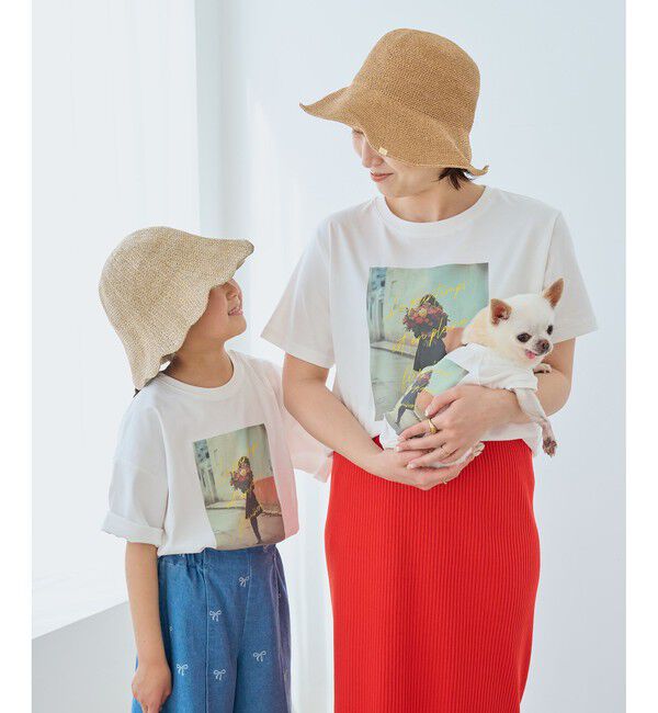 ROPE PICNIC PASSAGE「【DOG】RENUフォト&ロゴTシャツ/リンクコーデ」|その他|