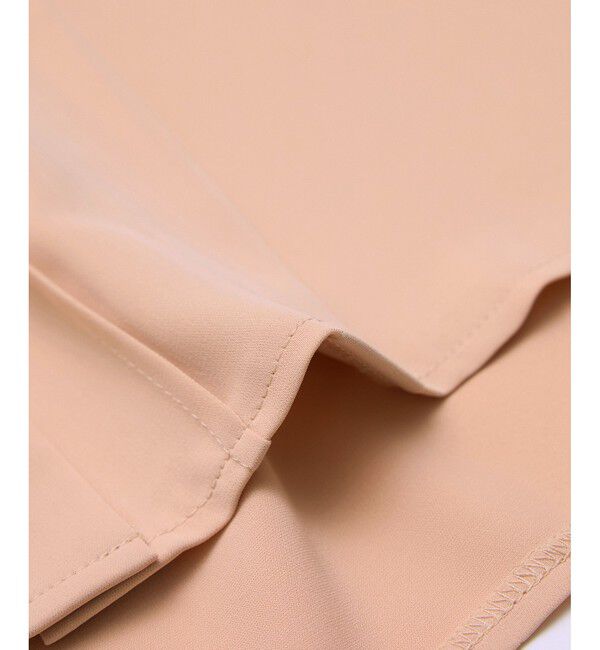 Rope&rsquo;Picnic「多機能ランダムタックハーフスリーブブラウス / 通勤にも」|シャツ・ブラウス|