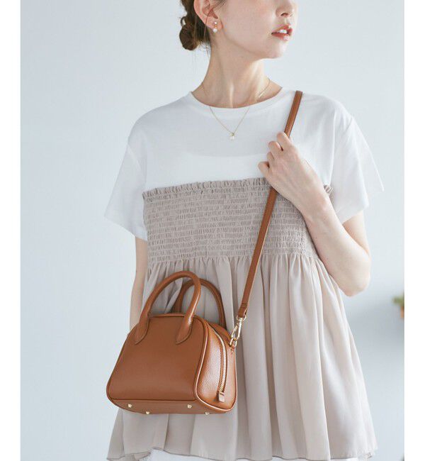 ROPE PICNIC PASSAGE「旅するボストンバッグ ソフトシンセティックレザーミニボストンバッグ」|ショルダー・メッセンジャー|