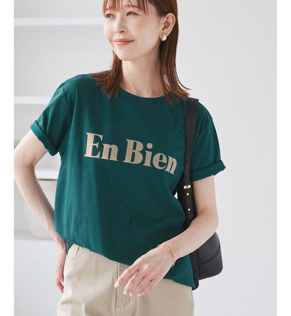 Rope&rsquo;Picnic「【UVカット・接触冷感・汗染み加工】フロッキーロゴTシャツ」|Tシャツ・カットソー|