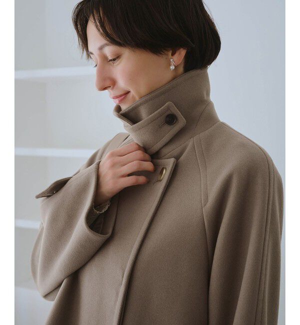 Rope&rsquo;Picnic「ジャージーメルトンシリーズ 金ボタンミドル丈コート/リンクコーデ」|その他|