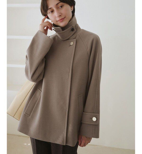 Rope&rsquo;Picnic「ジャージーメルトンシリーズ 金ボタンミドル丈コート/リンクコーデ」|その他|