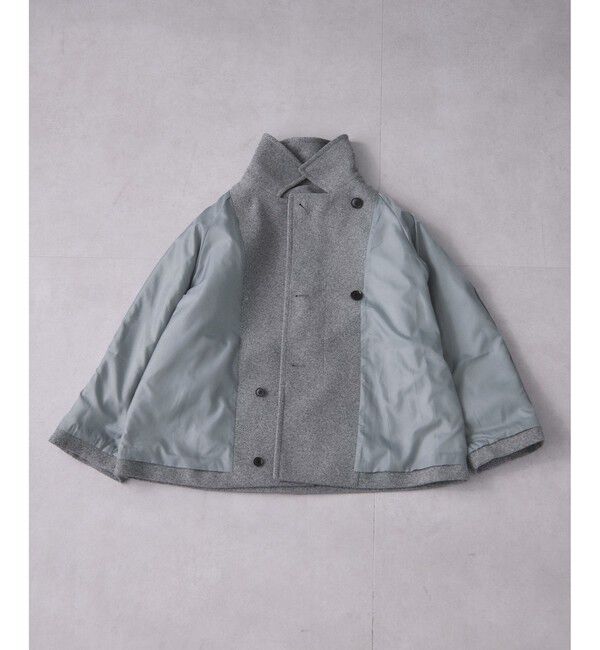 Rope&rsquo;Picnic「ジャージーメルトンシリーズ 金ボタンミドル丈コート/リンクコーデ」|その他|