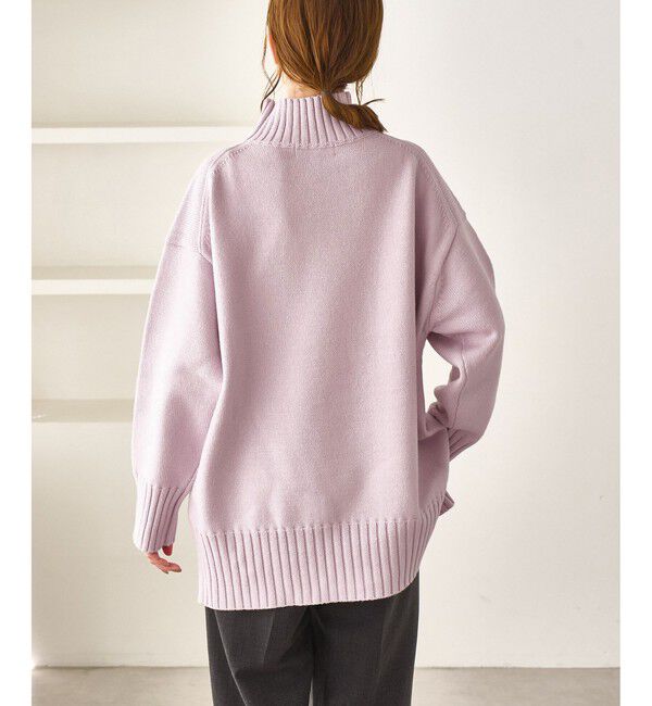 Rope&rsquo;Picnic「【WEB限定】サイドスリットニットプルオーバー/イージーケア」|ニット・セーター|