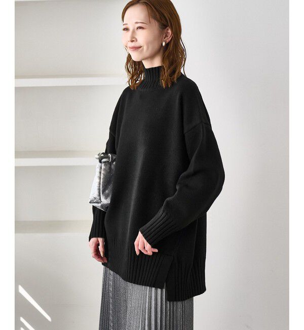 Rope&rsquo;Picnic「【WEB限定】サイドスリットニットプルオーバー/イージーケア」|ニット・セーター|