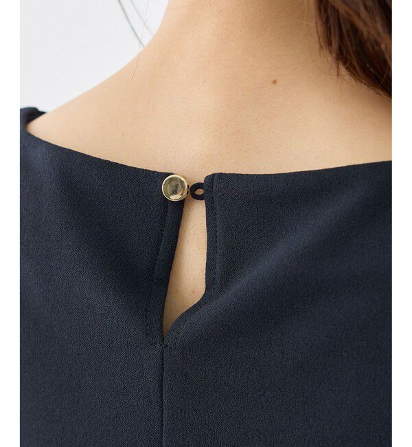 Rope&rsquo;Picnic「カットジョーゼットハートネックペプラムプルオーバー」|Tシャツ・カットソー|