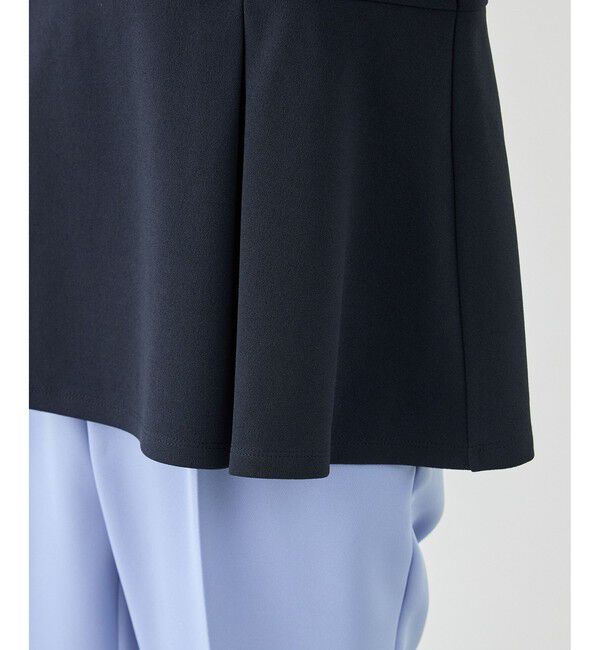 Rope&rsquo;Picnic「カットジョーゼットハートネックペプラムプルオーバー」|Tシャツ・カットソー|