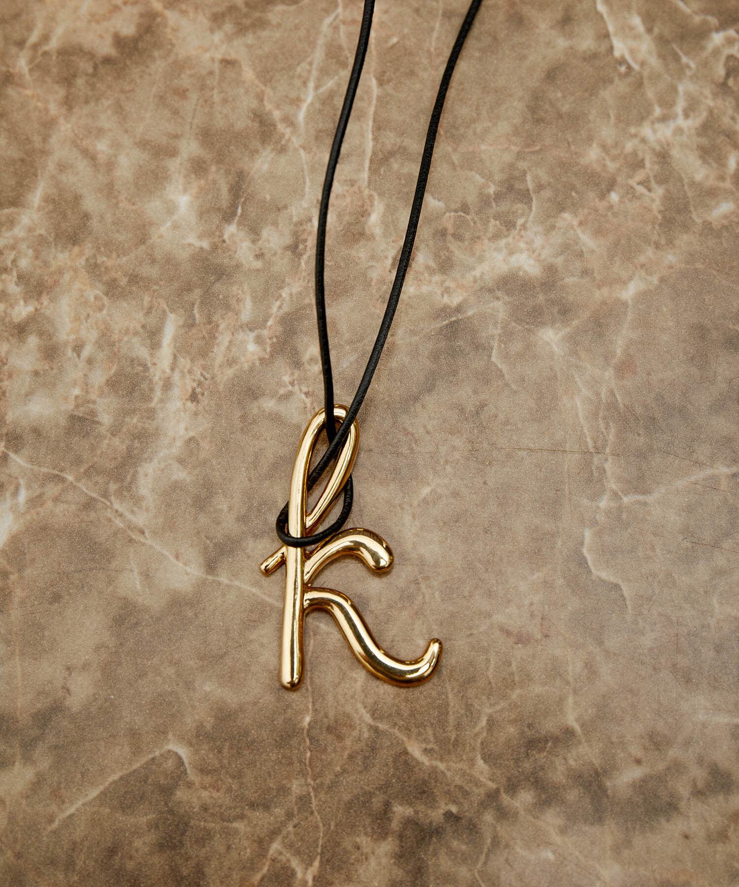 ADAM ET ROPE'「イニシャルネックレス」|ネックレス|