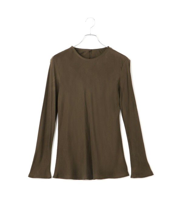 ADAM ET ROPE'「【EMOELLE】ウォッシャブルキュプラブラウス」|シャツ・ブラウス|