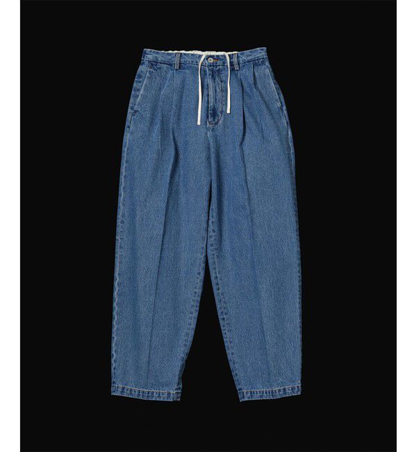 ADAM ET ROPE'「ワイド イージー ブリーチ デニムパンツ / ADAM ET ROPE' JEANS -GRID-」|デニム|