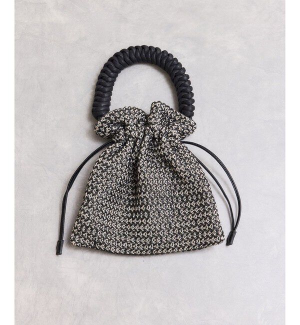 ADAM ET ROPE'「ブレイドハンドル巾着バッグ」|ショルダー・メッセンジャー|ホワイト(10)